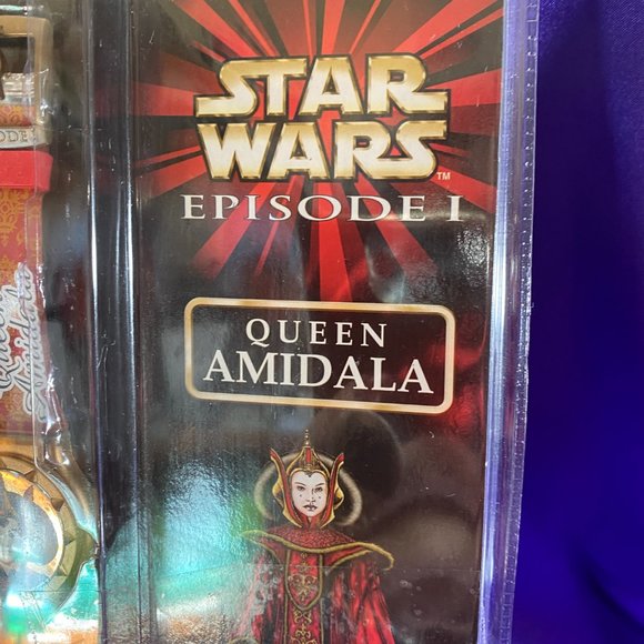 NEW - VTG📌HOPE INDUSTRIES 1999 STAR WARS EPISODE 1 QUEEN AMIDALA WRIST WATCH - Picture 2 of 13